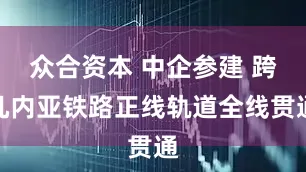 众合资本 中企参建 跨几内亚铁路正线轨道全线贯通
