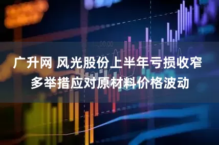 广升网 风光股份上半年亏损收窄 多举措应对原材料价格波动